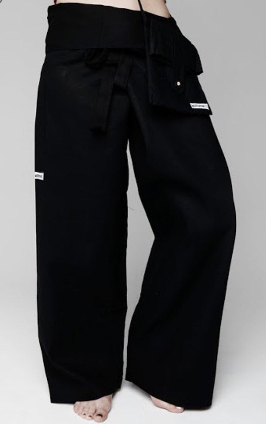 Marzipants Full Length Trousers - Black - Extra Long
