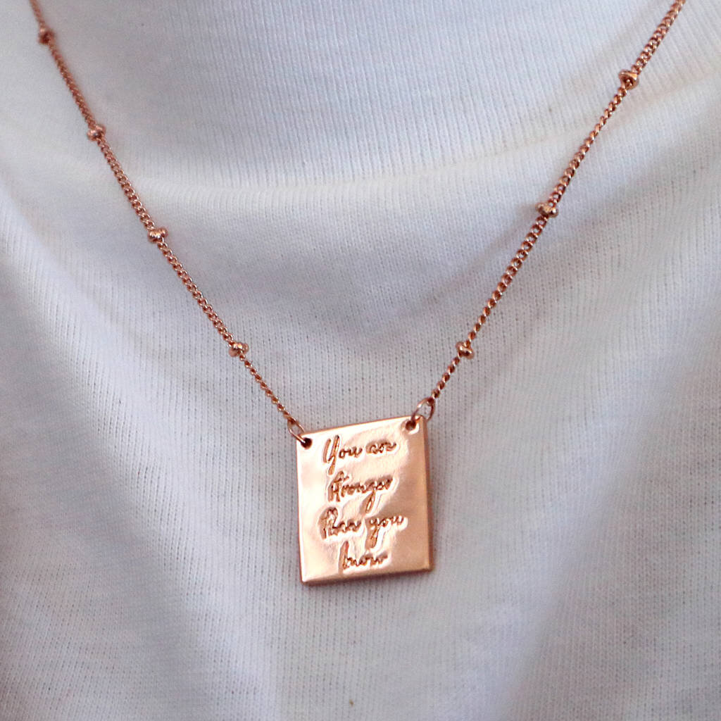 You Are Stronger Than You Know' Tag Necklace.jpeg